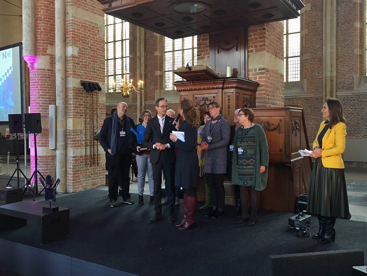 Hoera! Gouda is vanmiddag uitgeroepen tot Evenementenstad van het jaar!!! 🎈 Tijdens het Nationaal Congres Evenementen won Gouda in de categorie tot 100.000 inwoners. Een geweldig compliment aan de vele vrijwilligers, organisaties en ondernemers! #NCE19