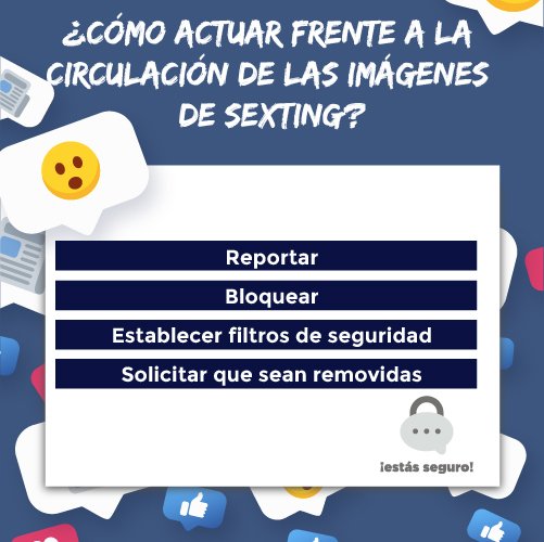 seguro_estas's tweet photo. ¿Sabes cómo actuar frente a la circulación de las imágenes de #sexting? ¡Aquí te decimos cuatro acciones que debes realizar!

#estásseguro #pontebuzo #redessociales #ciberbullying #acosoescolar #grooming #sexting #phishing #phubbing #sanluispotosi #SLP https://t.co/bJZQwP4p9y