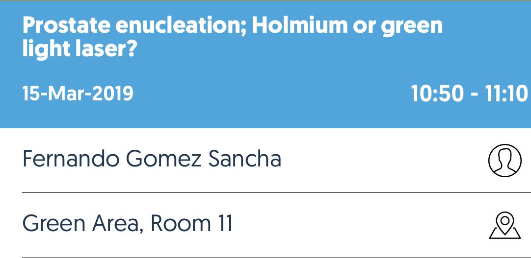 fgomsan's tweet image. Join me tomorrow at the EAU-CAU meeting to hear about new developments in Anatomic endoscopic enucleation of the prostate @eauesut @Uroweb @AeepThe #AEEP #eau2019 @CAU_URO