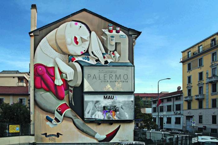 EuropeDirectCt's tweet photo. Arte Urbana Aumentata https://t.co/Dx89pB1Ex9 https://t.co/80FqwMZFP7