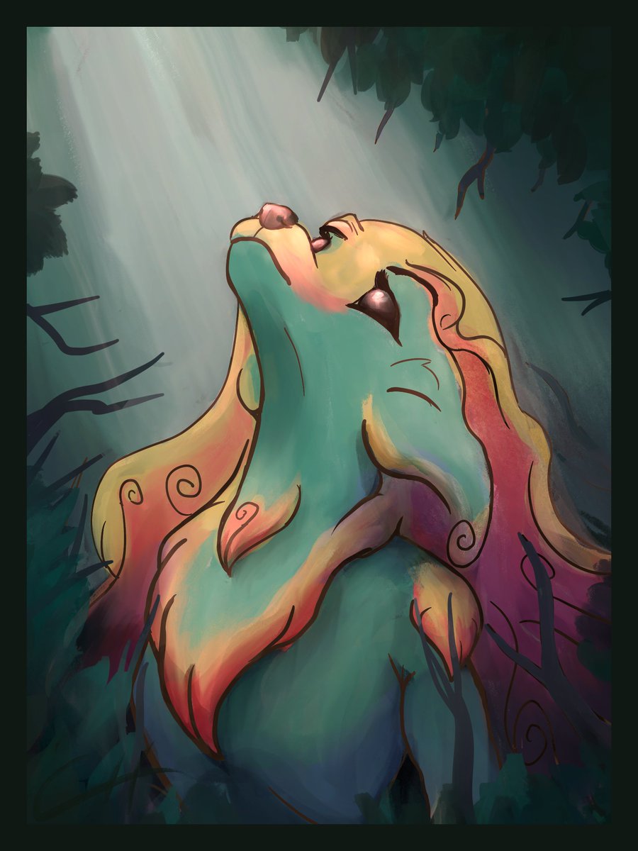 ChanceCheetah's tweet photo. I've been wanting to draw a lettuce girl for so long... Fern hounds for life! ๐ฅฌ๐
#anthro #fernhound #plantgirl #howdoyoutagthis https://t.co/DweipNCjjc