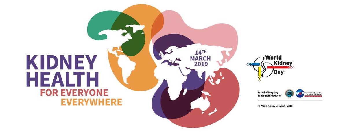 DiaEagleSA's tweet photo. World Kidney Day - 14 March, 2019 - let's record your activities for this day in remembrance of your kidneys. 

For more on this, see our blog post: https://t.co/sfpSpRcfXV https://t.co/PCtOboU2tJ