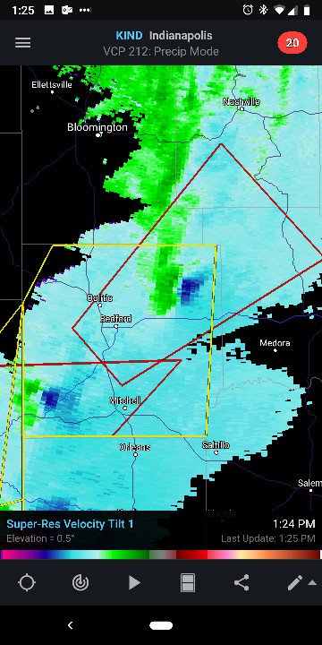 justinkoby's tweet photo. Wow. Check out the returns! This is south of Bloomington indiana. @FunnelFiasco https://t.co/KYriXdlVkc