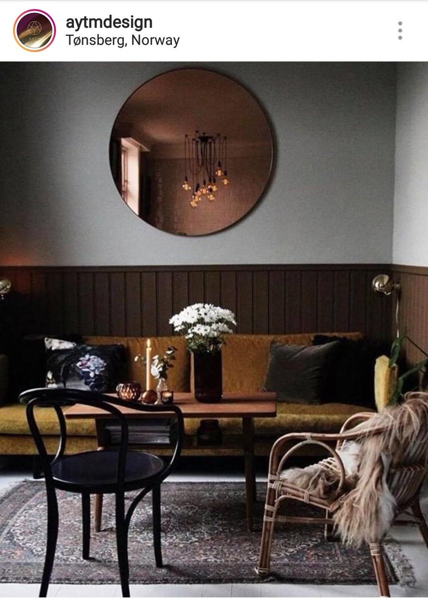 aprilandthebear's tweet photo. Let's just take a moment to appreciate how beautiful this image is.
The colours, the textures, the mood. W O W.
Featuring our #circum mirrors - by @aytmdesign
#danishdesign #rosemirror #roundmirrors #circularmirrors #largemirrors #interiors #stunningdesign https://t.co/X1Bpx04aXi