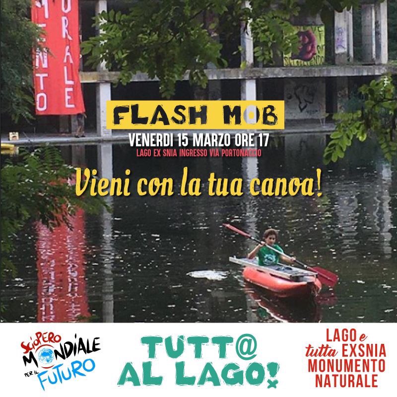 logosfest's tweet photo. 🚣🏾‍♂️🚣🏻‍♀️VIENI CON LA TUA CANOA!

VENERDI' 15 MARZO si lancia l'appuntamento alle ore 17 al Lago Exsnia per chiedere a Regione Lazio e Nicola Zingaretti che TUTTA L'AREA dell'EX SNIA sia riconosciuta Monumento Naturale e il LAGO di ROMA venga inserito tra le acque demaniali. https://t.co/MrIzCiNfwJ