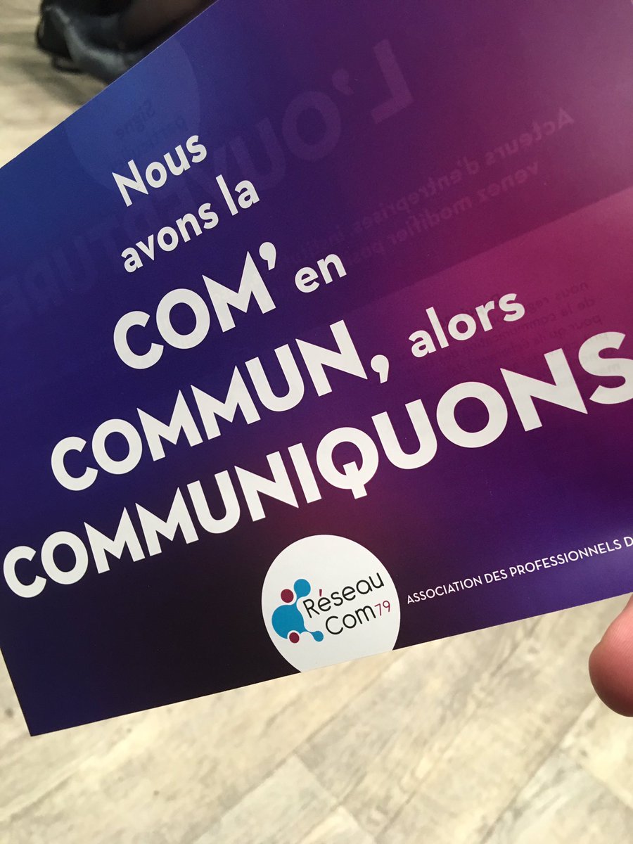 Ce soir on réseaute ! On développe des contacts et on crée de valeur 
<a href="/ReseauCom79/">ReseauCom79</a> 
<a href="/Mairie_Niort/">Ville de Niort</a> 
@NiortNumeric 
#niort #laminutetourisme #reseau #communication
