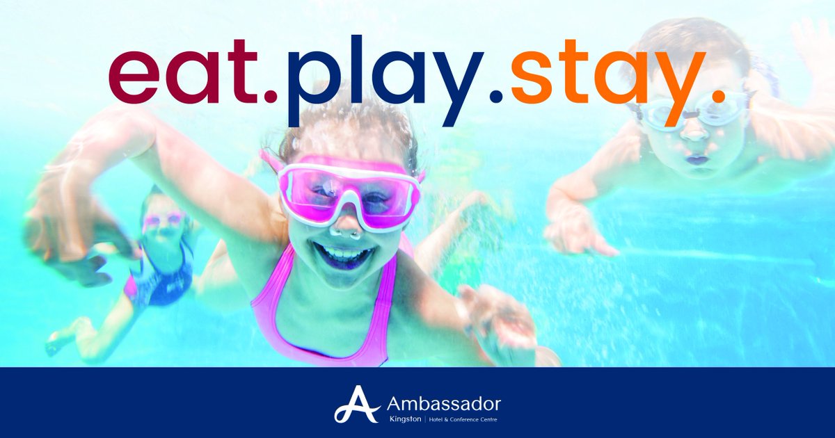 Just a couple days left in March Break and just a few rooms left for our Eat, Play, Stay package. $139 includes your room, 2 pepperoni pizzas, cookie pizzas, pop and lots of fun in our Waterpark.  Available until March 16 only. ambassadorhotel.com or call 1-800-267-7880
