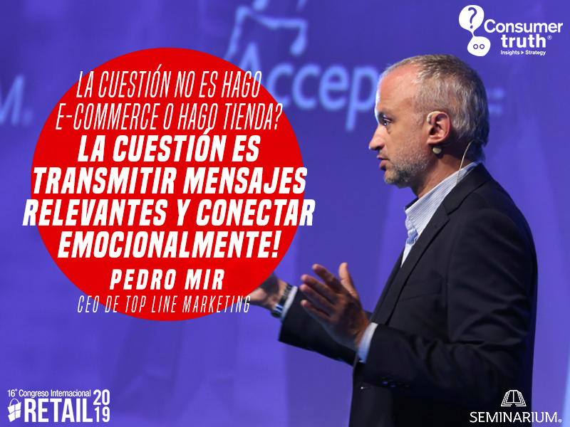 consumer_truth's tweet photo. #Insight "La cuestión no es hago #Ecommerce o hago #Tienda? La cuestión es transmitir mensajes relevantes y conectar emocionalmente!" #PedroMir, CEO de #TopLineMarketing en el Congreso #RetailPerú de @SeminariumPeru https://t.co/NEOtsbBw2N