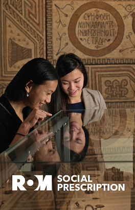 ROMtoronto's tweet photo. What is #SocialPrescribing? It’s a health booster that works by fighting isolation and loneliness. Celebrate #SocialPrescribingDay on March 14 and learn more about our partnership with @AllianceON to improve health and strengthen communities. #ROMCAN https://t.co/bA4ka8ipEa https://t.co/kjCrkMpOUt