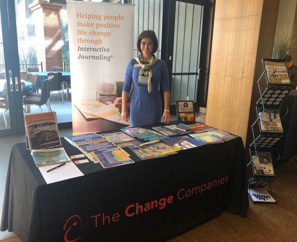 ChangeCompanies's tweet photo. Margaret's in @CityofMonterey at the Forensic Mental Health Association of California (@FMHAC) Conference at @HyattMonterey. If you're here, stop by and say hi and learn about our Courage to Change #InteractiveJournaling curriculum! https://t.co/KfeiqutCFt 
#MentalHealthMatters https://t.co/GLyOcC1h57