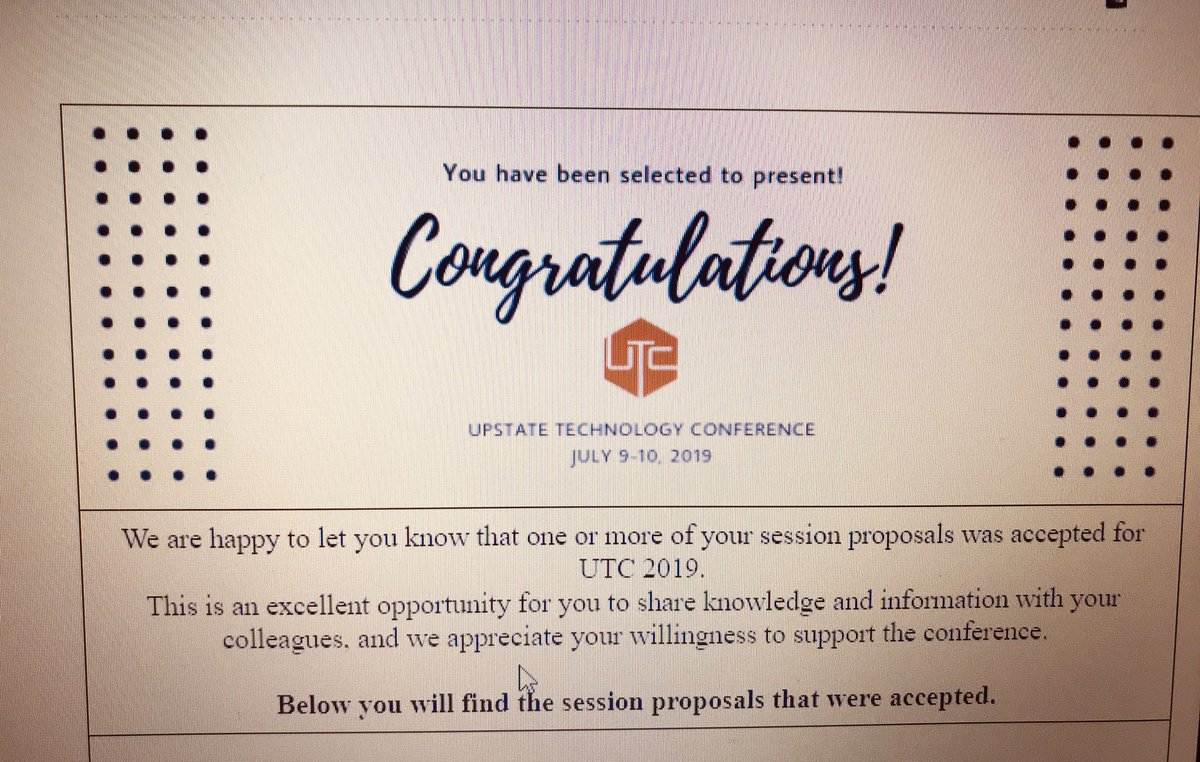 sblakeney3's tweet image. Just received some pretty exciting news 😃 I can’t wait to present @upstatetech this summer!!! #CardinalsFlyHigh #2019utc