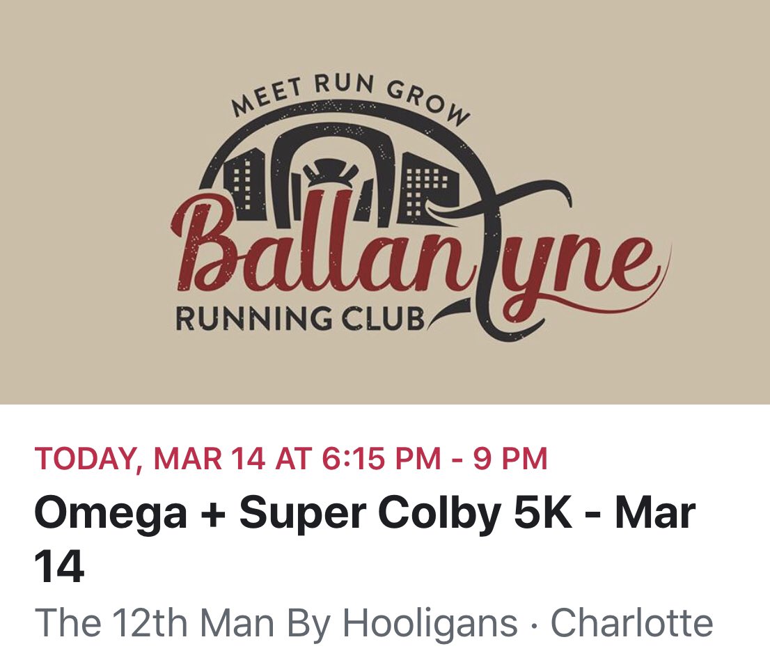 Come out tonight to hear about how the SuperColby5K is supporting The Pediatric Brain Tumor Foundation in memory of Colby Young.  #pediatricbraintumorfoundation, #supercolby#charlottechristian
