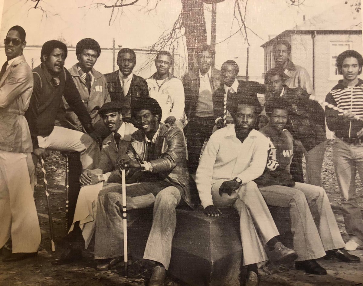 #TBT ΒΔ Nupes kicking it on the Diamond in ‘78. #MorrisBrownCollege