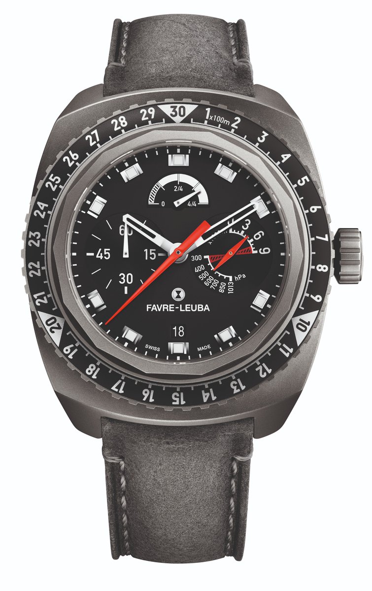 VERITIMEWATCHES's tweet image. Favre-Leuba celebrates its 282nd anniversary by introducing the new Raider Bivouac 9000 - Black Edition - providing optimal readability under all conditions. It comes with an additional Kevlar strap with a lifesaving RECCO reflector. #altimeterwatch