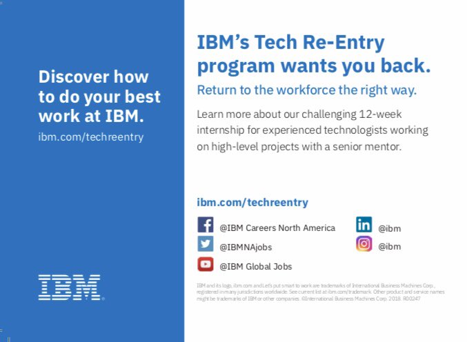 TheresaLimTL's tweet photo. The ladies are in the house!!!! A warm welcome to our new IBM Canada Tech ReEntry interns! #IBM #IBMTechReEntry #DiversityandInclusion https://t.co/94OW9yEbYg