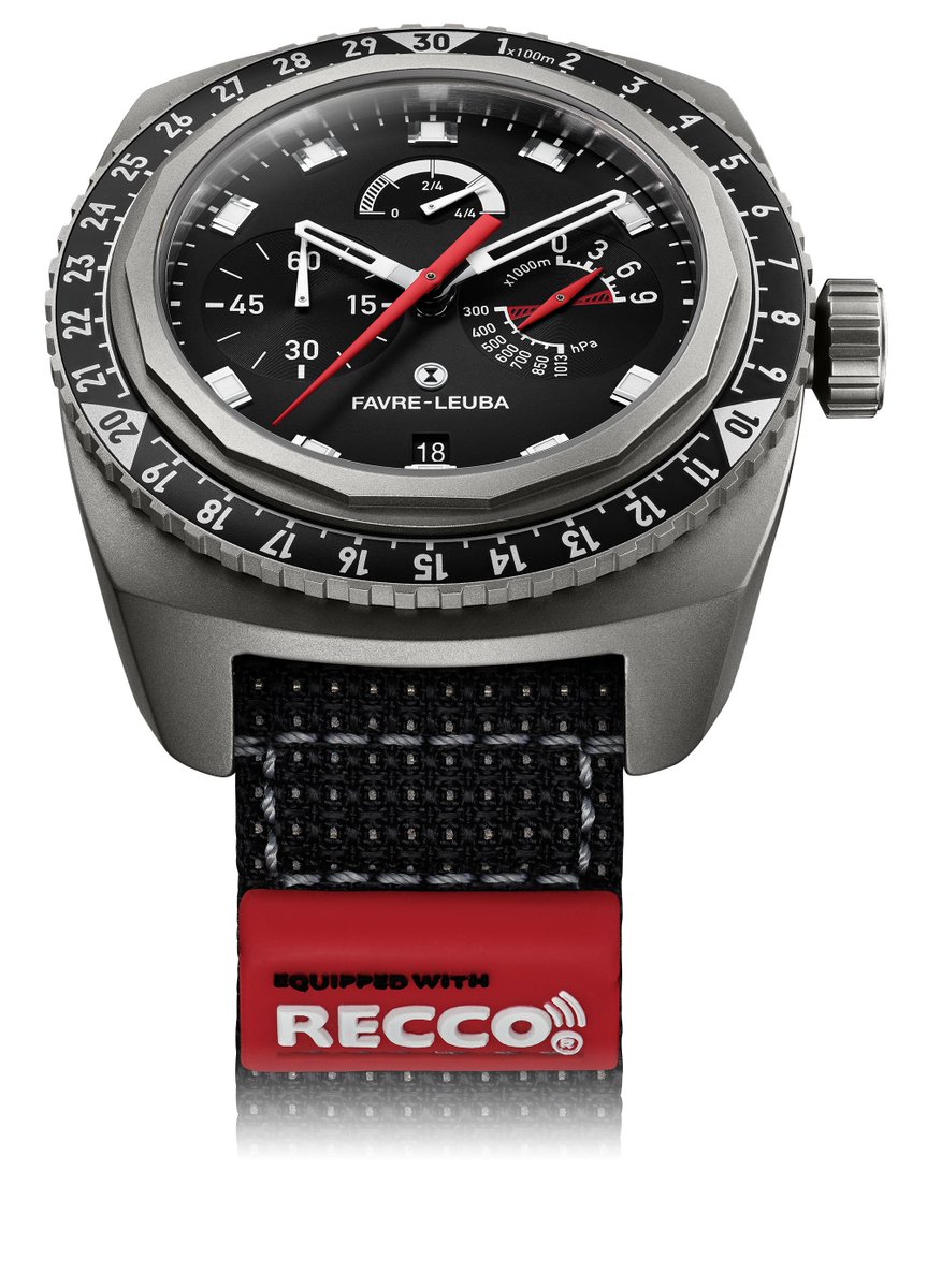VERITIMEWATCHES's tweet image. Favre-Leuba celebrates its 282nd anniversary by introducing the new Raider Bivouac 9000 - Black Edition - providing optimal readability under all conditions. It comes with an additional Kevlar strap with a lifesaving RECCO reflector. #altimeterwatch