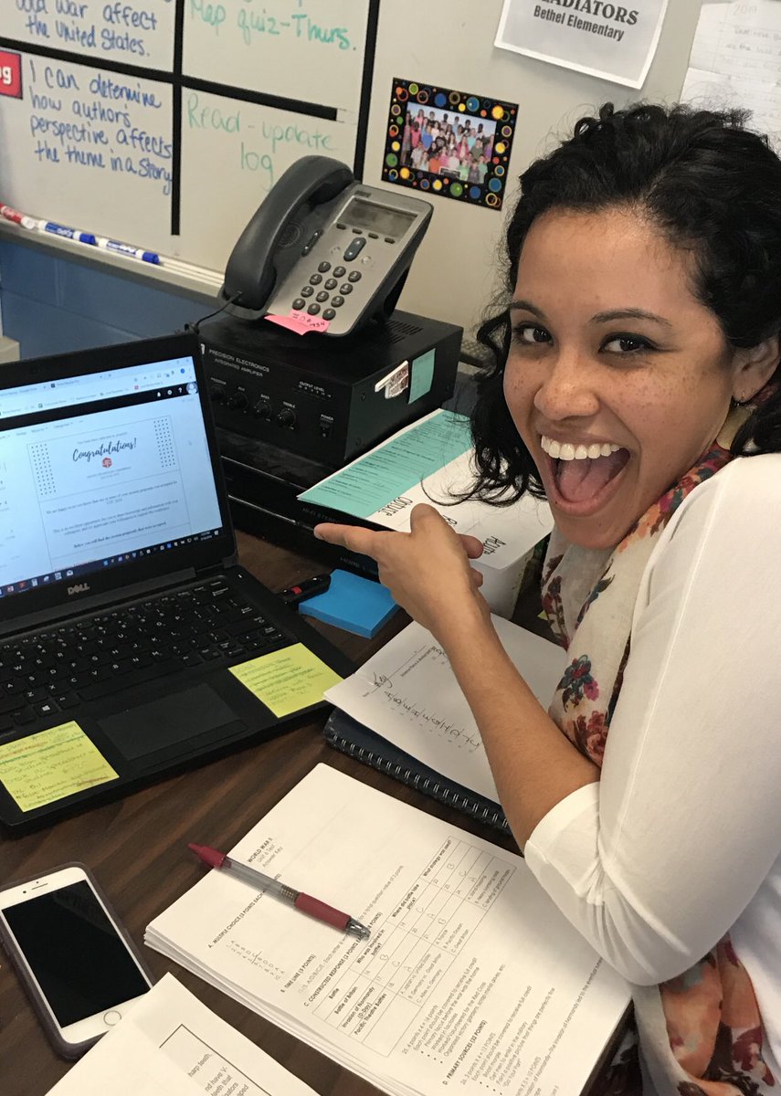 bethel1964's tweet image. Mrs. Gantt just received some pretty exciting news! She’s presenting @upstatetech this summer!!! #CardinalsFlyHigh #2019utc