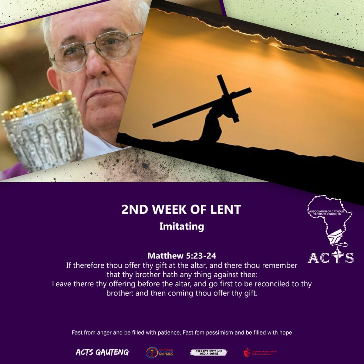 Actsup3's tweet photo. Second week of Lent https://t.co/uUS3wXWbKP