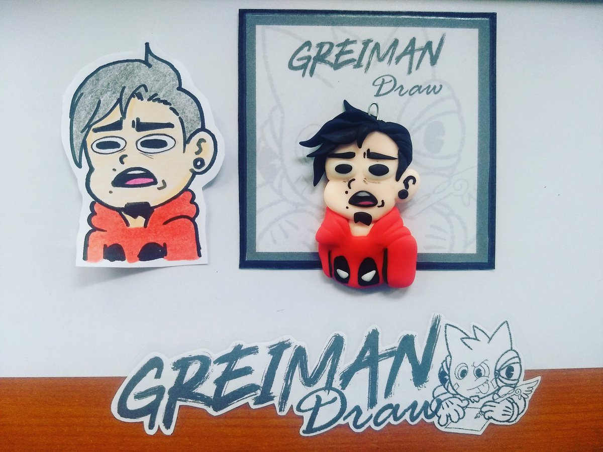 GreiManPool's tweet photo. Mini GreiMan
#porcelanafria #collares #venta #GreiManDrawStore #dibujo #draw #manga #anime #Cartoon #Comics #dibujo #GreiManDraw #GreiManDraw2019 https://t.co/XaCqRt40Ph