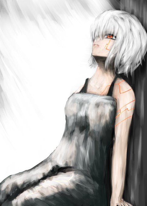 銀髪白髪のtwitterイラスト検索結果