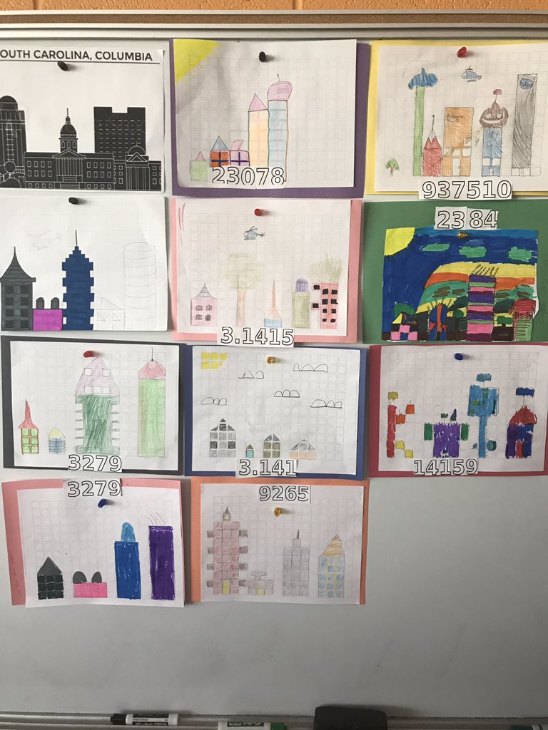 mrshughes_alert's tweet image. Pi skylines and oatmeal cream pies! @CatawbaTrail #ctelearning