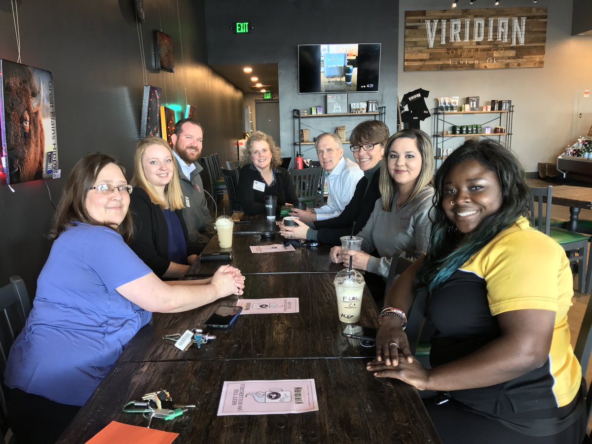 ProfessorBrue's tweet photo. Great time this evening at the Connecting with Coffee event where CU Business students networked with business professionals from the community.  #CUSHRM https://t.co/PQqpx9zzCF