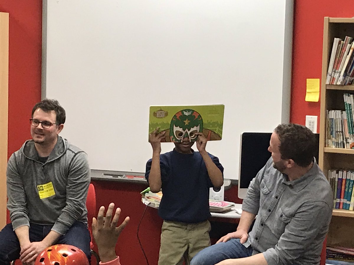 Thank you <a href="/CapstonePub/">Capstone 📚</a> for the amazing author visits and book giveaway!  Thank you <a href="/LemkeandLentz/">Lemke and Lentz</a> for sharing your fun books. The students loved them!