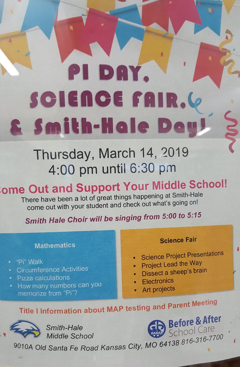 hale_rep's tweet photo. PI Day, Science Fair,  &amp; Smith - Hale Day was a hit! https://t.co/txyrAF8oLB