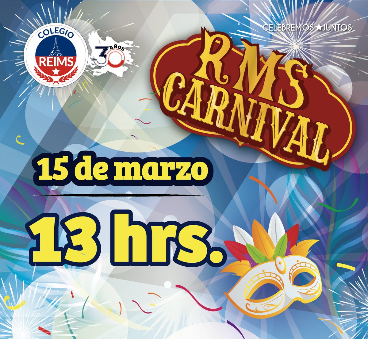 ReimsOficial's tweet photo. #EventoReims 🎉  Finalmente, ¡la NOCHE DE ESTRELLAS será mañana!.
No olviden invitar a sus amigos #RMSCarnival 🎤🎸🎹👌 https://t.co/boxiupqbtp