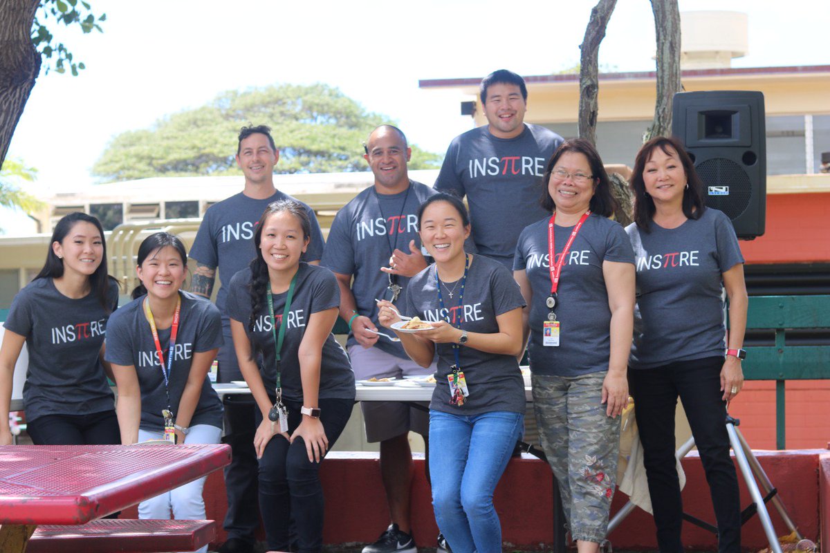 NVMSLancers's tweet photo. Student teams competed to create the longest paper chain in 7 min in celebration of Pi Day, with each colored strip representing a digit of pi. At the end of the activity? Pie 🥧 was served! Mahalo to the Math Department for a fun and insPIred event! 😃 #inspirepassion #PiDay2019 https://t.co/xGV9cOibau