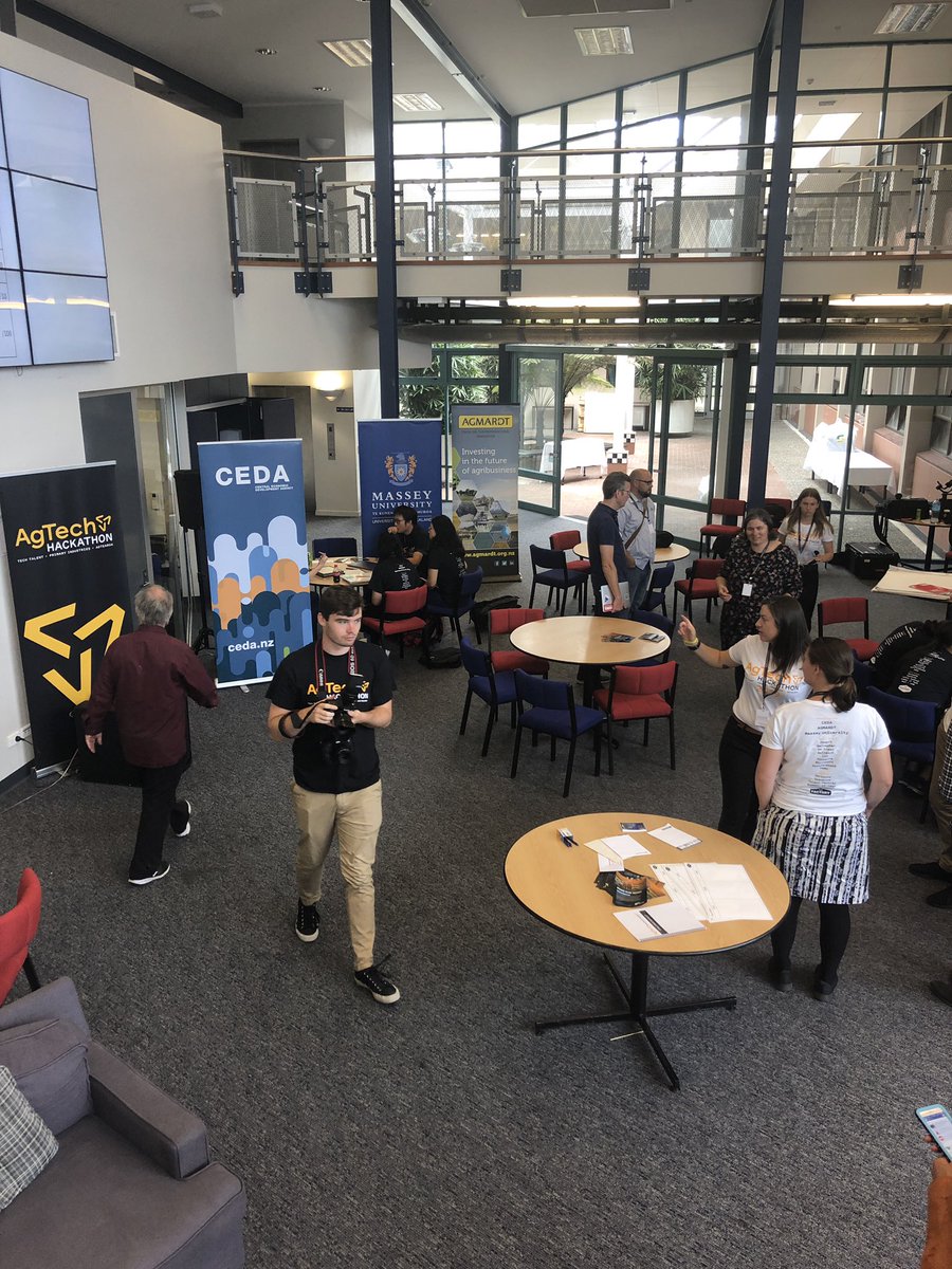 And we are hacking!!! The 2019 AgTech Hackathon is officially underway. <a href="/MasseyUni/">Massey University</a> @NZAgriFoodWeek @MiramarMike #agtech #hackathon #NZAgriFoodWeek