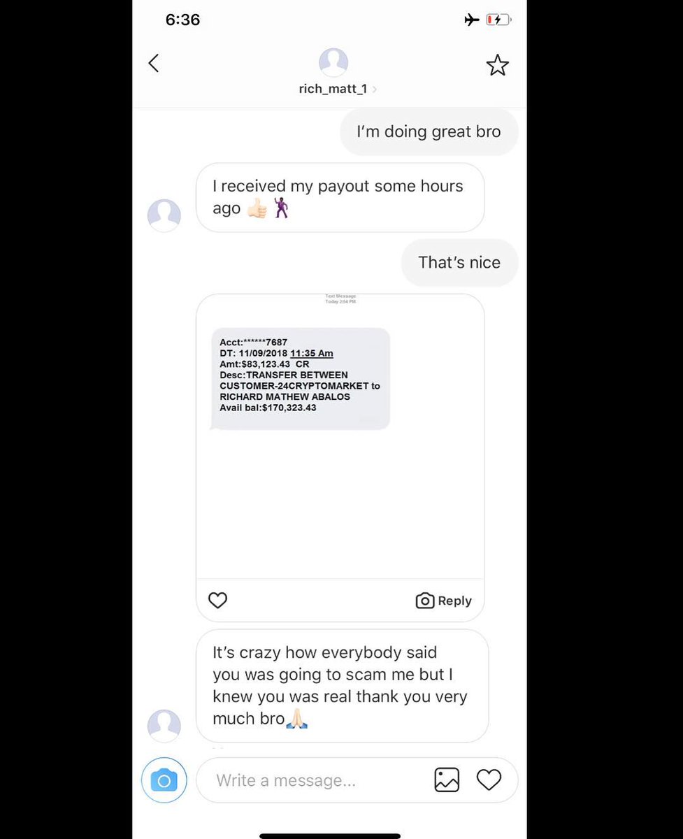 Maxwell32729999's tweet photo. money
Another successful cash out @rich_matt_1 , I laugh when I hear people say this is...... no legit 😀😀😀😀😀 hope you can see for your self If you are not dreaming big for yourself? Then..... who is doing it? 
Nobody gives a damn fuck about your situation, it’s as simple https://t.co/6cPQn3hP80