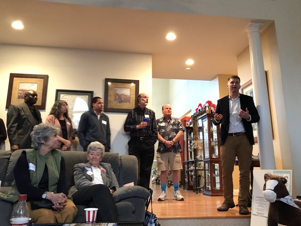 We are so excited to be here with <a href="/ronnierossva/">Ronnie Ross</a> ! <a href="/WFCDCVA/">WFCDC</a> <a href="/WincYoungDems/">Winchester Frederick and Clarke Young Democrats</a> <a href="/C_C_D_C/">clarkecountydems</a> @IndivisibleV10E <a href="/FauquierResist5/">Fauquier Indivisible</a>