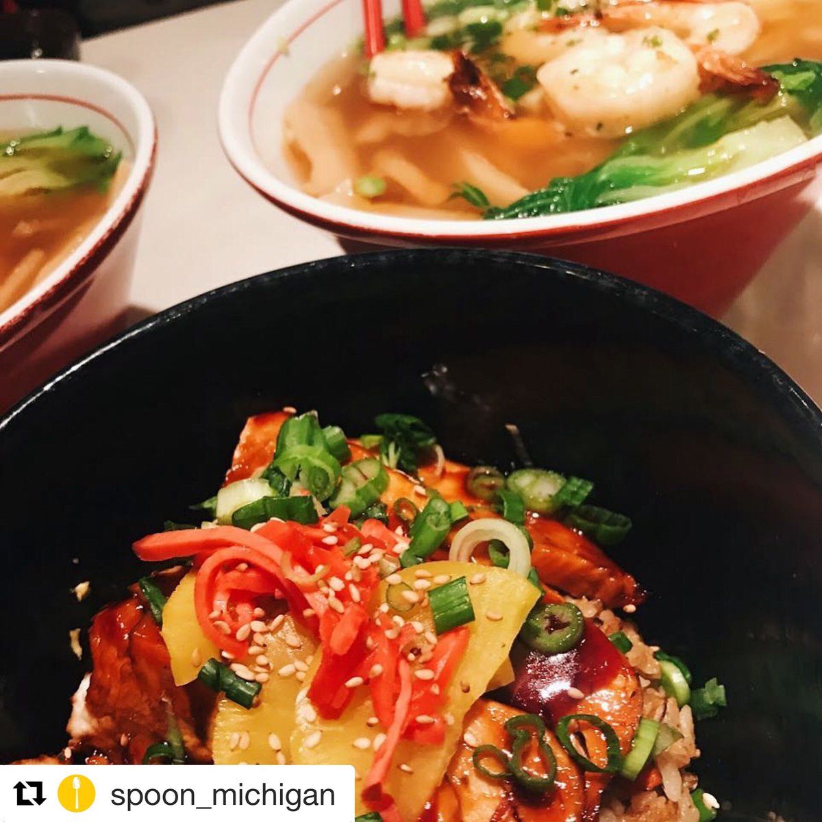 SlurpAnnArbor's tweet photo. Feasting tonight thanks to @slurpingturtle ๐๐ค๐ฑ๐ฅข#Repost @spoon_michigan
...
...
...
...
...
#slurping #slurpslurp #slurpingturtle #ramen #ramennoodles #friedrice #japanesefood #latenighteats #food #foodporn #foodie #spoonuniversity #spoonum #spoonfeed https://t.co/u06oLBNEom