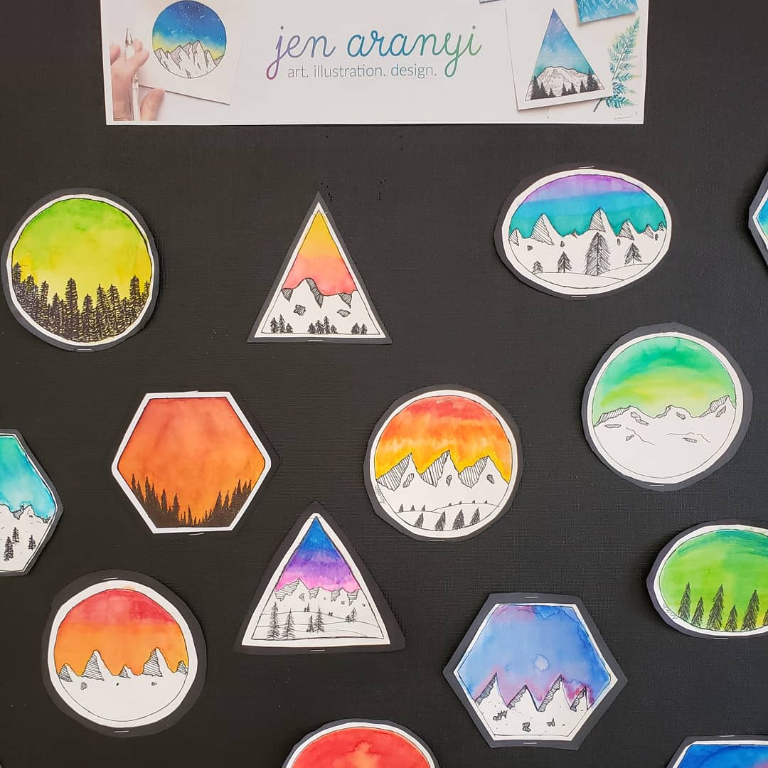 So proud of my students! Their <a href="/jenaranyi/">Jen</a> artwork turned out so good! <a href="/HiebsHood/">Ms. J.</a> <a href="/MillikenNation/">Ethel Milliken School</a>