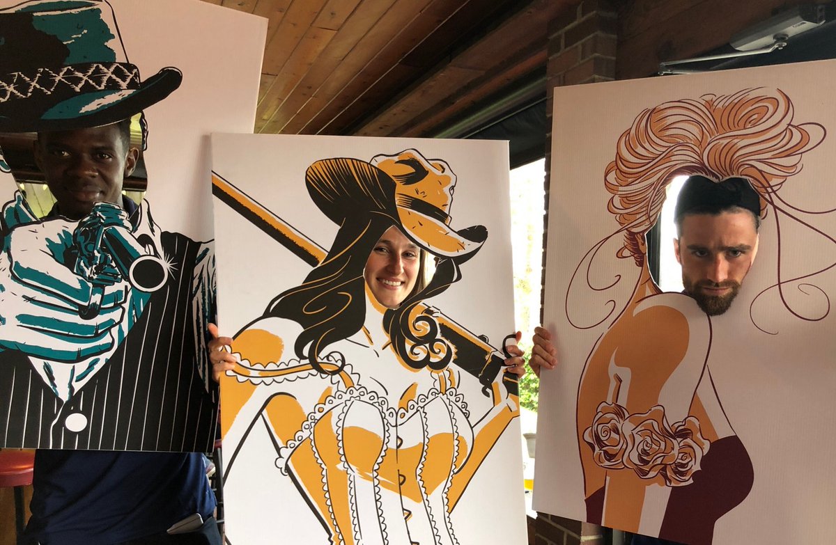 FredMatthes's tweet photo. @KayleighKurtz of @TheNCCourage & #DonovanEwolo , @gdsmith05 of @NorthCarolinaFC & our own #MorganBrown compete in #Cornhole at @Carolinaalehous for @loneriderbeer 10th Anniversary... See them all in action on 3/23 at #WakeMedSoccerPark for DH vs @OrlandoPride & @ClubNecaxa ! https://t.co/2jCpShfFkR