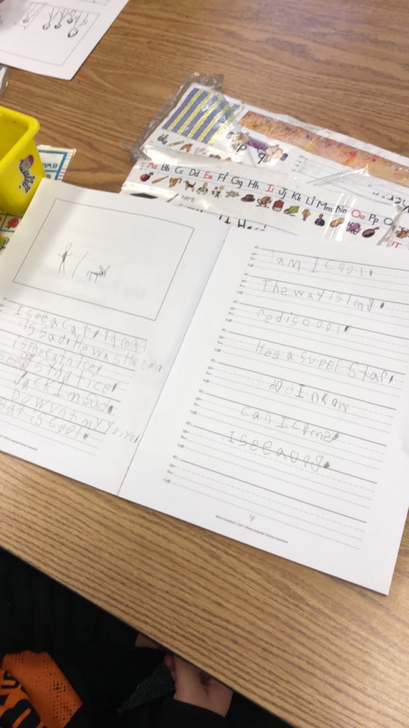Free writing with some instrumental Jazz music kind of day in the background.😊 #Kindergarten <a href="/neetneet1976/">Benita Arrington</a>
