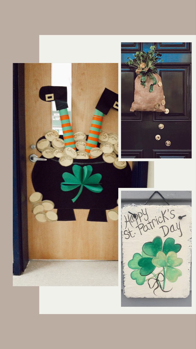 We are having a Giveaway! 

To enter:
• Decorate your door with your favorite St.Pattys decor
• To submit, tag us on social media with the picture of your door decor 
• Be entered to win $150!

Winners will be announced first thing Sunday morning! 

Good luck😉