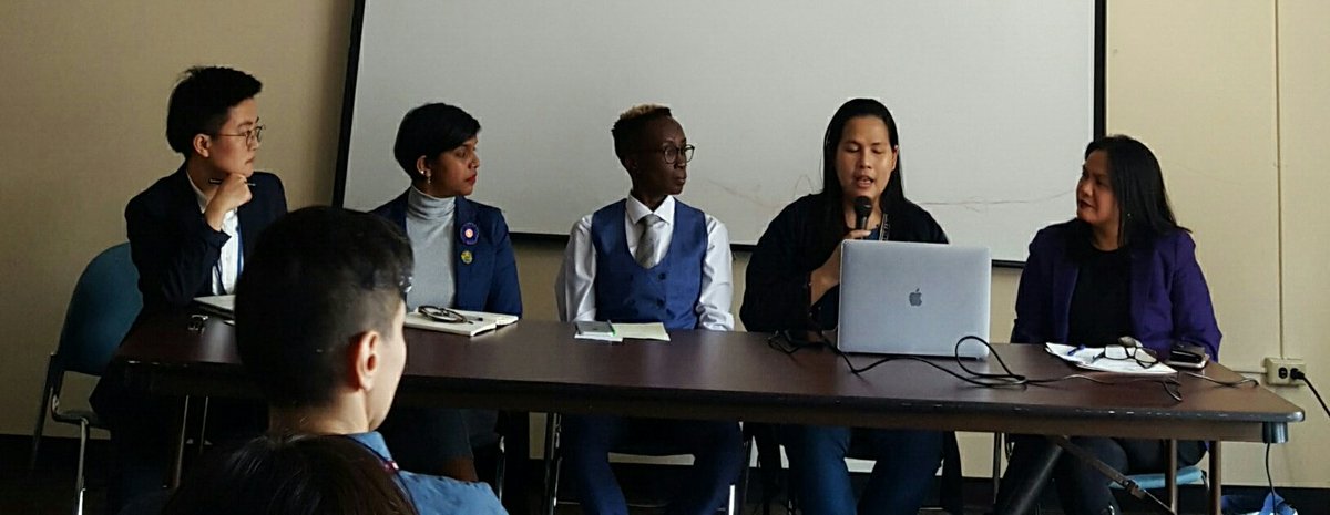 'I am the first #trans that won a complaint in #Thailand and could attend university with my identity'. Nada shares her experience during the event on #LBTI and access to social protection & public services.
#CSW4LBTI 
#CSW63