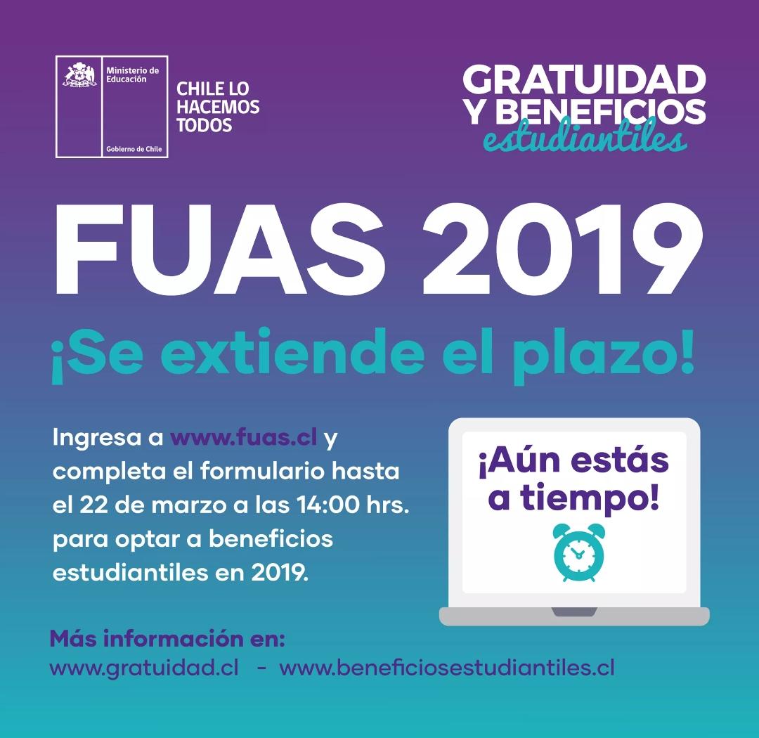 AiepAntofa's tweet photo. Atención. Aun estás a tiempo #EstudianteAIEP. Tienes hasta el 22 de marzo para postular al FUAS. No dejes pasar esta oportunidad!!! https://t.co/KBJWjG0kg3