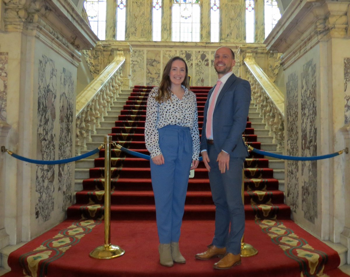 belfastcc's tweet photo. We're taking part in @RTPIPlanners #FutureChiefPlanner scheme, outlining what it’s like to be a planning officer! Caitlan Murray spent today with Aidan Thatcher, Director of Planning, to see how our decisions are made & to gain a better insight into what the job involves. @RTPINI https://t.co/daDRENIxcO