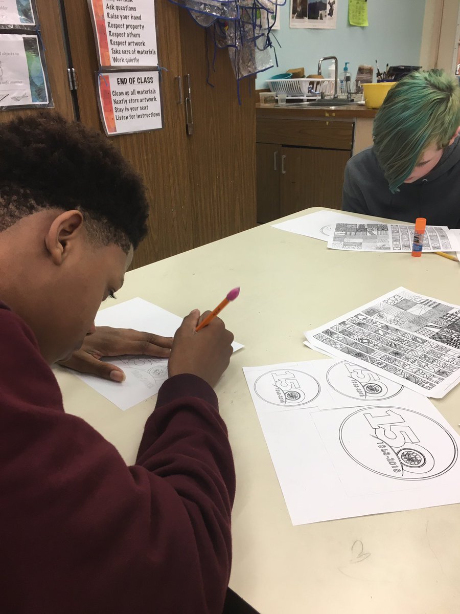 MrRecord21's tweet image. Repousse art work using the @WorcesterSystem #150 Logo in @HRISART @PocomokeMiddle @schoolretool #SASProjectPocomoke @TJMillsWCPS