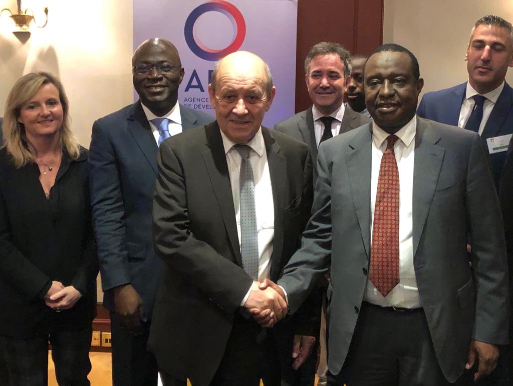 CorinedeBilbao's tweet photo. Great achievement with the @GE_Africa team this morning and @GE_Grid signing the Financial LOI for thé Menengai project during the President Macron visit to Kenya  @MEDEF_I @GE_France https://t.co/pnUOiEer1Z