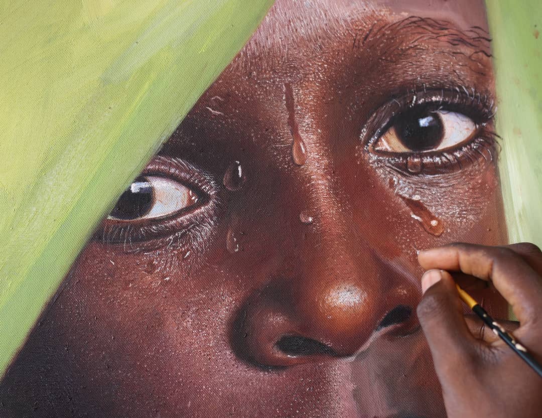 Work in progress
Detailing...
Oil on canvas...