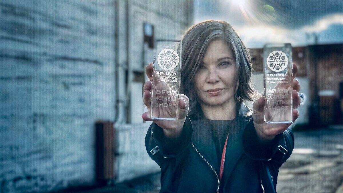 Thanks to <a href="/IdyFest/">IdyllwildCinemaFest</a> for a great #filmfestival and delighted by our two wins #BestActress and #ExcellenceInDirecting  #indiefilm #filmmakers #setlife #actorslife #filmmaking
