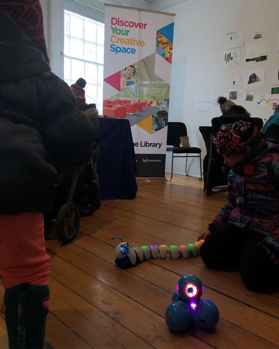 SaugaMuseums's tweet photo. Join the @mississaugalib in the Anchorage at their pop up Makerspace today & tomorrow!
Build your STEAM skills with various making activities including coding robots and using a 3D printer.
#SaugaMapleMagic visit https://t.co/s7qesOaBub for tickets https://t.co/3jUtZ9xsyJ