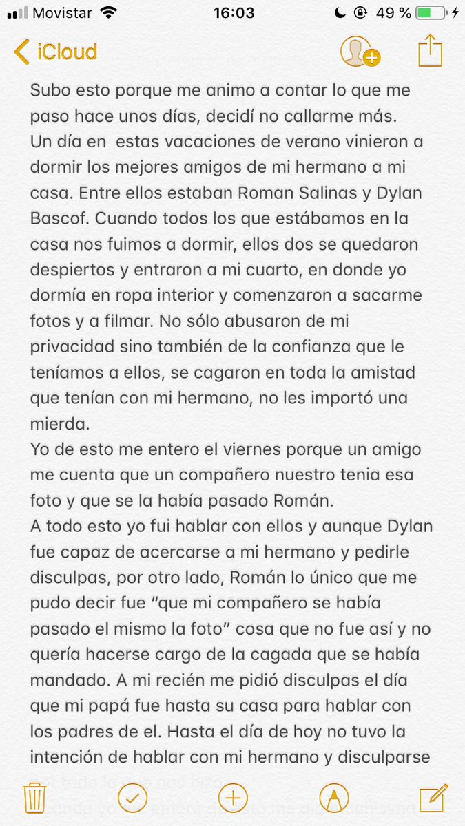 mmelezcano's tweet photo. Esto le pasó a mi amiga hace unos días, no queremos seguir viendo cómo ella se siente una basura por algo que le hicieron otros, estamos cansadas. https://t.co/GYcmg2eVYm