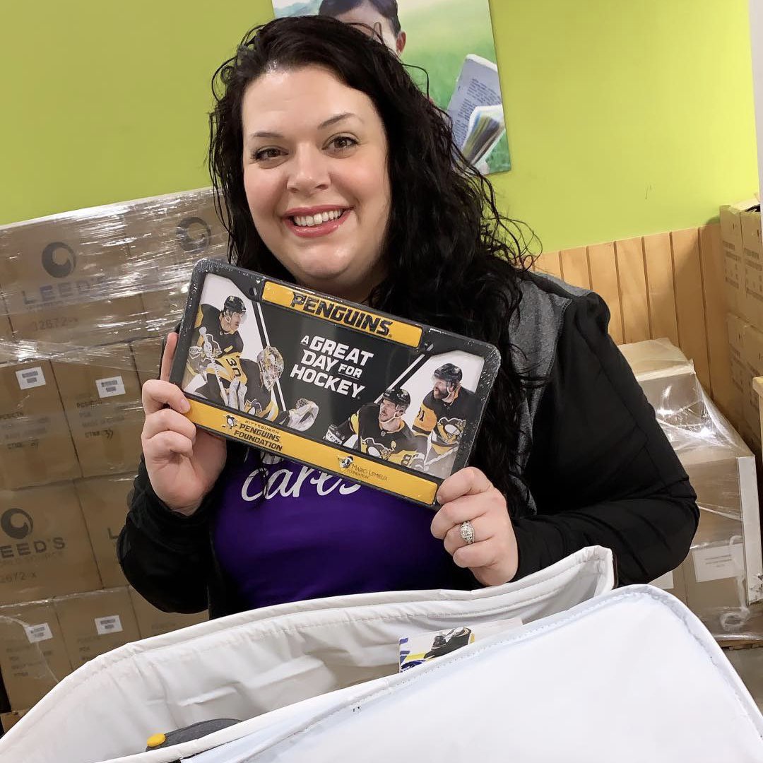 pensfoundation's tweet photo. 8,100 #Pens Charity Bags packed &amp; ready to go for Saturday! ✔️

RT if you’ll be joining us, the @MarioLemieuxFdn &amp; @ATTSportsNetPIT for our largest fundraiser... ever! 🐧

INFO: https://t.co/XE720T2oO5 https://t.co/ikcufa3H6L