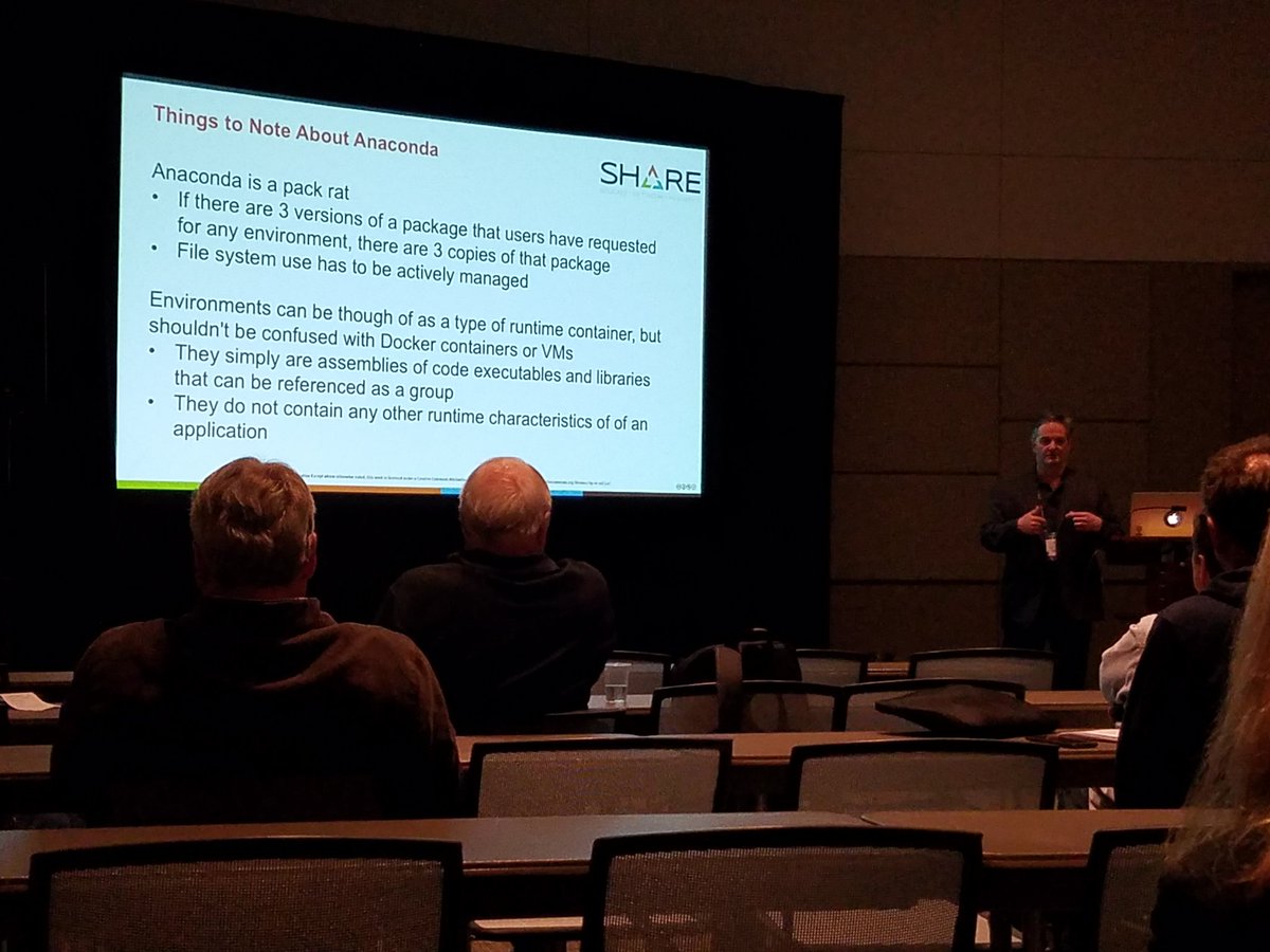 tsdny55's tweet photo. Just heard @jabostian present Python and Anaconda on z/OS at #sharephx https://t.co/9040wYBv19