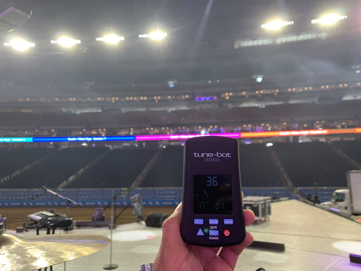 .<a href="/Antoniogeary/">Antonio Geary</a> getting <a href="/JohnsonOut/">Chris Johnson</a> 's drums just right for a massive show at the Houston rodeo last week w/ <a href="/Camila_Cabello/">camila</a>